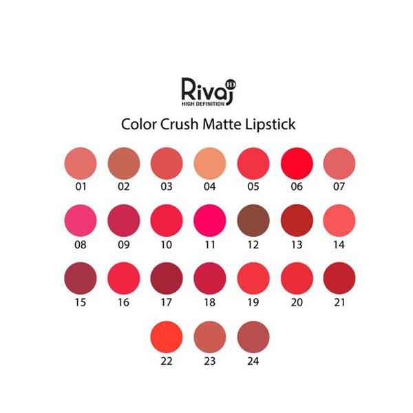 RivaJ- Hd Color Crush Matte Lipstick 4.2G #2