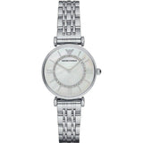 Emporio Armani- Women’s Quartz Stainless Steel Mother of pearl Dial 32mm Watch AR1908