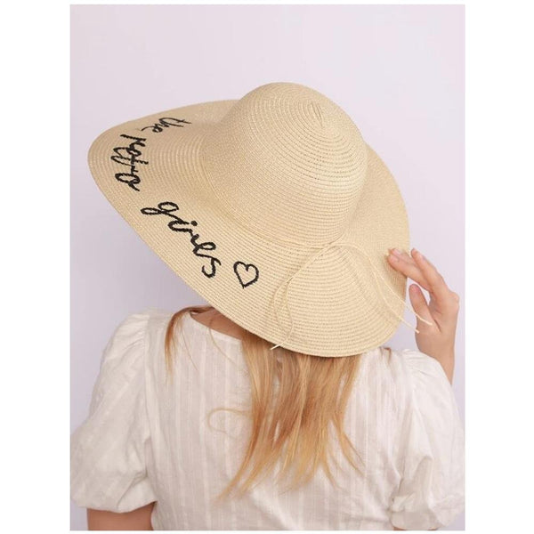 Shein- EMERY ROSE Letter Embroidery Hat