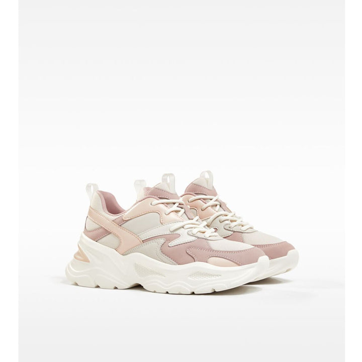 Bershka- Contrast chunky sole trainers