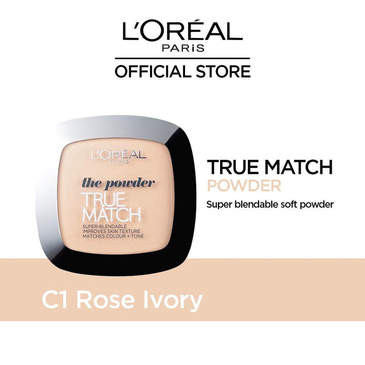 LOreal Paris- True Match Powder C1 Rose Ivory