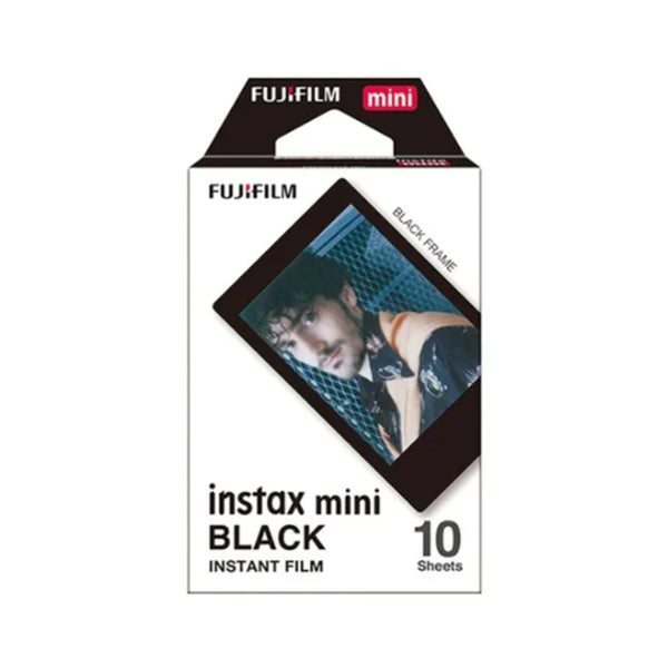 Fuji Film- Pack Of 10 Sheets Instax Mini Film Black