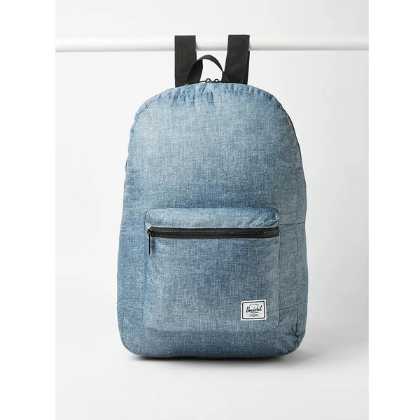 Herschel- Packable Daypack Raven Crosshatch