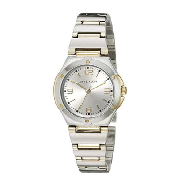 Anne Klein- Womens 108655SVTT Two Tone Round Dress Watch