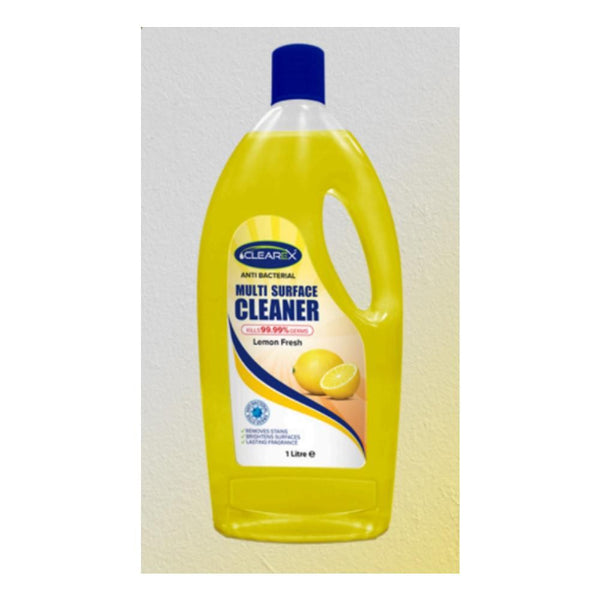 Clearex- Anti Bacterial Multi Surface Cleaner Lemon 1 L