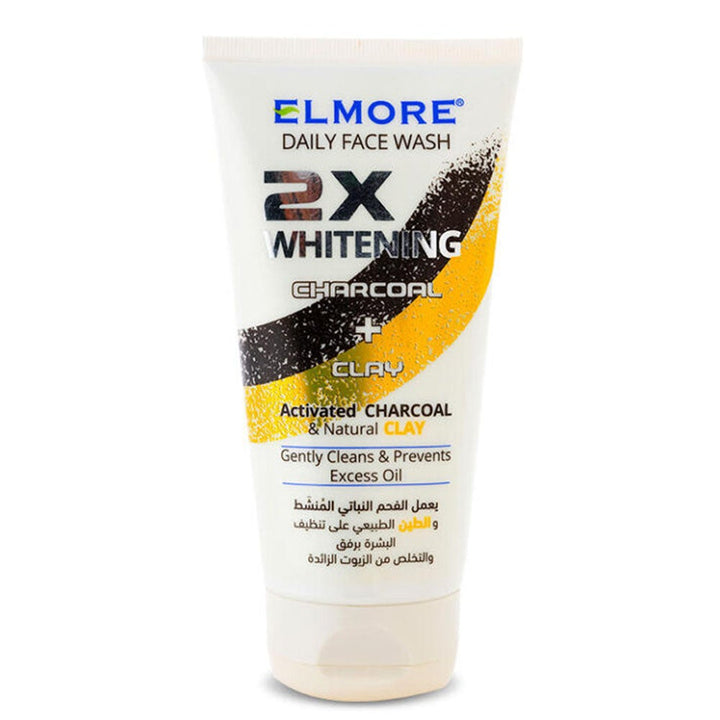 Elmore- Face Wash 2X Charcoal&Clay, 150ml