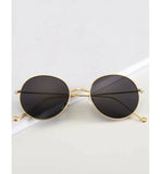 Shein- Round Sunglasses And Metal Frame Sunglasses