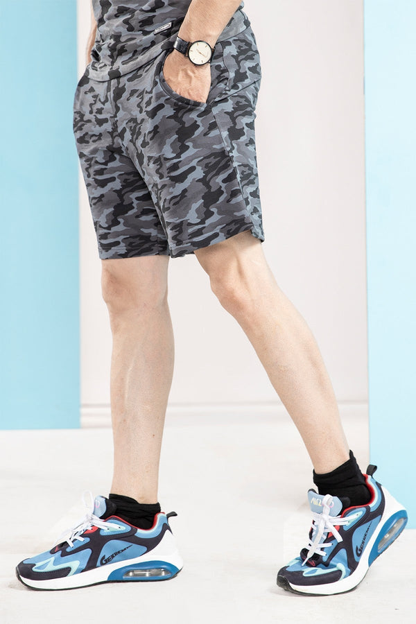 Sclothers- Grey Camo Shorts - S21 - MSH004R