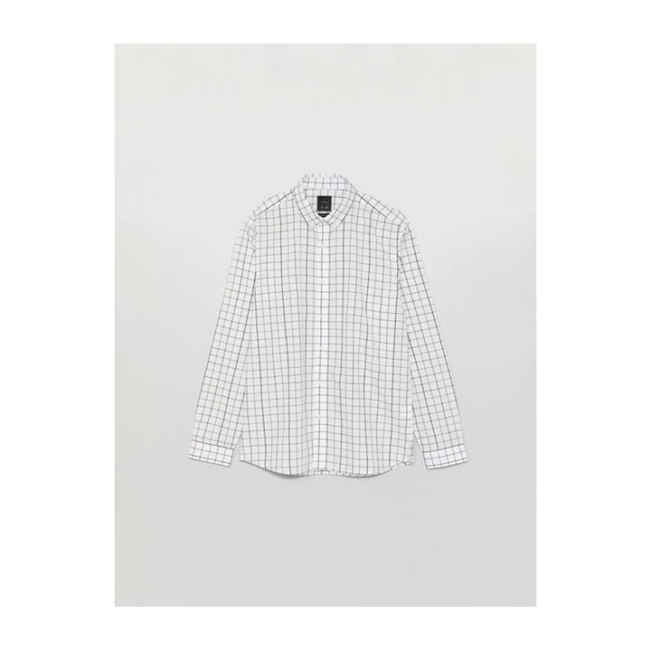 Lefties- Easy-Iron Check Shirt Off White