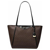 Michael Kors- Voyager East/West Tote Brown/Black One Size