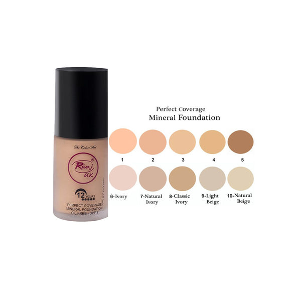 Rivaj- Perfect Coverage Mineral Foundation #Natural Vory