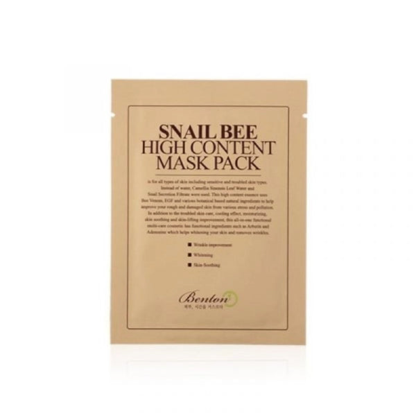 Benton- Snail Bee High Content Sheet Mask