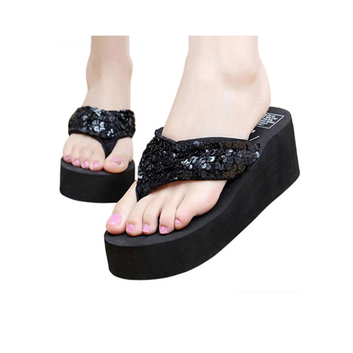 CSS- FlipFlops Summer Beach Slipper- Black