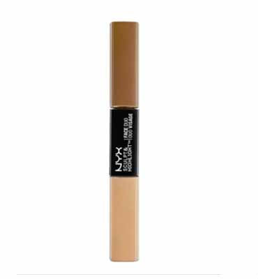 NYX Professional Makeup- Sculpt & Highlight Face Duo - 02 Almond/Light