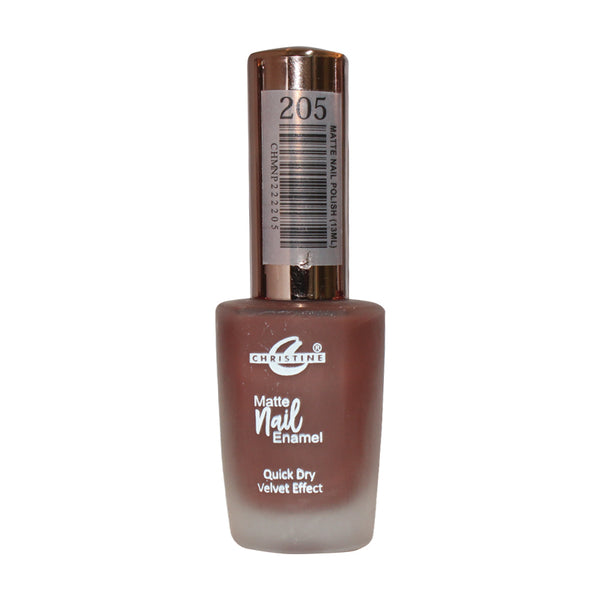 Christine - Matt Nail Polish - 13ml 205