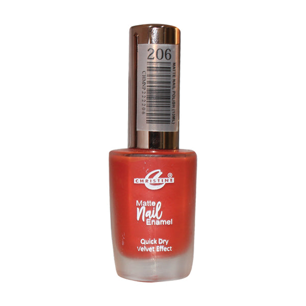 Christine - Matt Nail Polish - 13ml 206