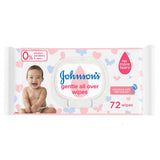 Johnson's- Gentle All Over Wipes, Pack Of 72