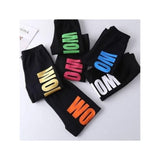 Wf Store- WORKOUT Printed Trouser for UniSex- BlackOrange