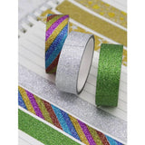 Shein- 3rolls Mixed Pattern Random Washi Tape