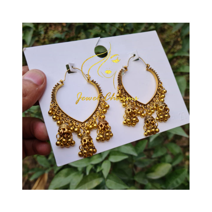 Jewel charms- Tri Hanging Golden Antique Baali