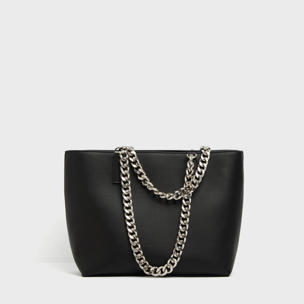 Bershka- Tote Bag With Chain Detail