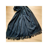 Zardi- Winter Shawl – Plain - Large – Warm – Acrylic Wool – Black - ZSH93