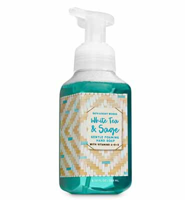 Bath & Body Works- White Tea & Sage Gentle Foaming Hand Soap, 259 ml by Sidra - BBW priced at #price# | Bagallery Deals