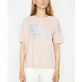 Koton- Letter Printed T-Shirt - Rose