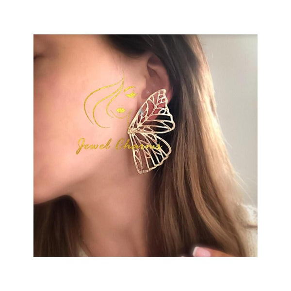 Jewel charms- Butterfly Wing Studs