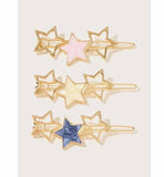 Shein- ShDecorated Hair Clip With Star 3 Pieces