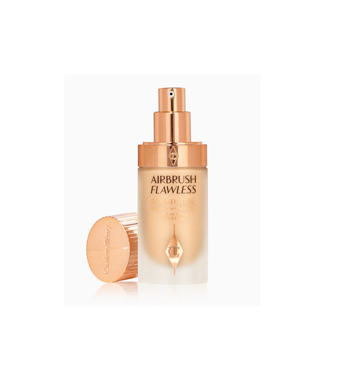 Charlotte Tilbury- Airbrush Flawless Foundation- 5.5 Warm- Golden peach, 30 ml by Bagallery Deals priced at #price# | Bagallery Deals