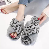CSS- Winter Fur Slippers Style- Gray