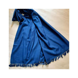 Zardi- Winter Shawl – Plain - Large – Warm – Acrylic Wool – Navy - ZSH93