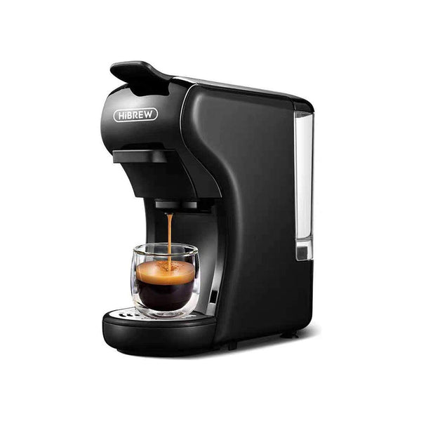 Hibrew- 3 In 1 Multiple Espresso Coffee Machine, Espresso Maker,Capsule Ground Coffee Kcup Pod,Black