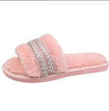 CSS- Winter Fur Slippers Style- Pink