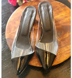Ovolo- Gloss Queen Sandals Black