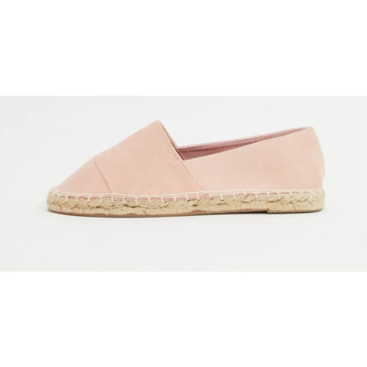 Asos Design- South Beach Espadrilles In Blush