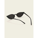 Shein- Skinny frame cat eye sunglasses For Women