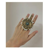 Jewels By Noor- Blue Antique Ring