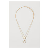 H&M- Two-strand necklace Gold-coloured