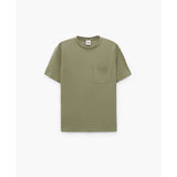 Zara- Piqué Texture T-Shirt- Khaki