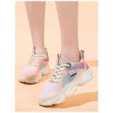 Shein- Colorblock Lace Up Front Running Shoes