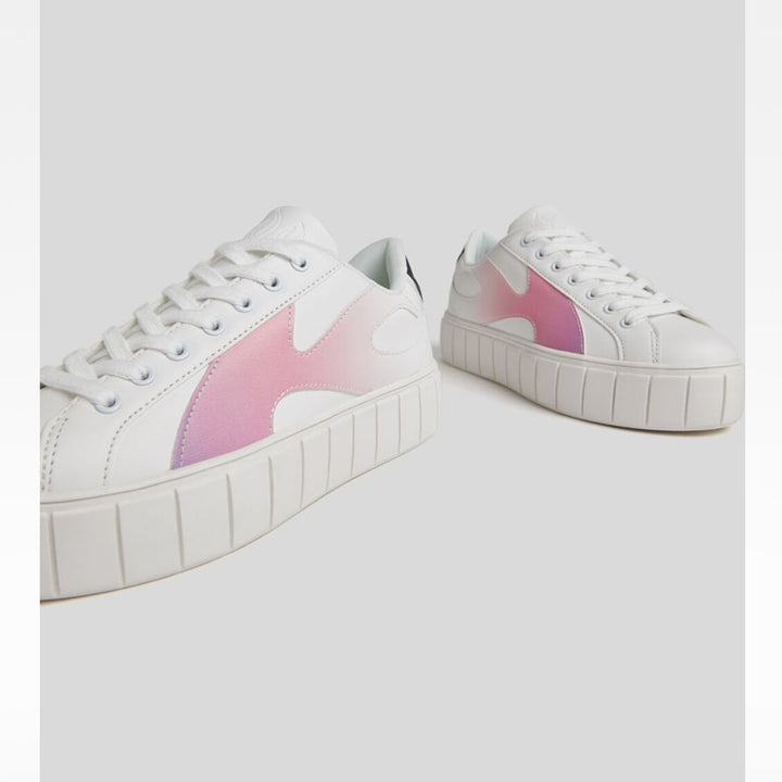 Bershka- Platform trainers with flame detail