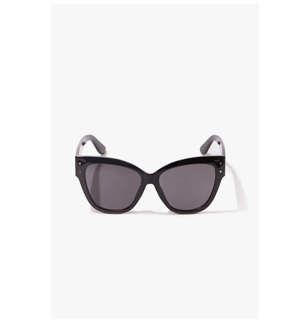 Forever 21- Black Studded Cat-Eye Sunglasses For Women by Bagallery Deals priced at #price# | Bagallery Deals