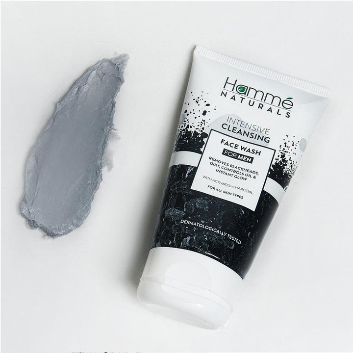 Hamme- Intensive Cleansing Charcoal Face Wash, 100 Ml