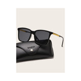 Shein- Polarized Square Frame Sunglasses for Men