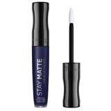 Rimmel- Stay Matte Liquid Lip Colour, 0.18fl oz 5.5ml, 830 Blue Iris