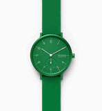 Skagen- Aaren Kulor Green Silicone 36mm Watch