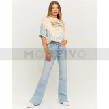 Montivo- TW High Waist Flare Jeans