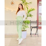 Montivo RB Oversized Light Green Trousers
